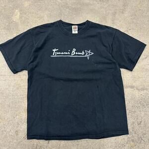 Vintage 90s Tsunami Bomb Punk Band Graphic Shirt Size XL
